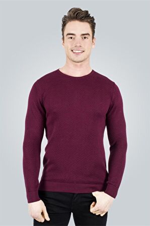 Tudors Slim Fit Dar Kesim Bisiklet Yaka Petek Dese