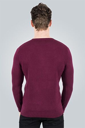 Tudors Slim Fit Dar Kesim Bisiklet Yaka Petek Dese