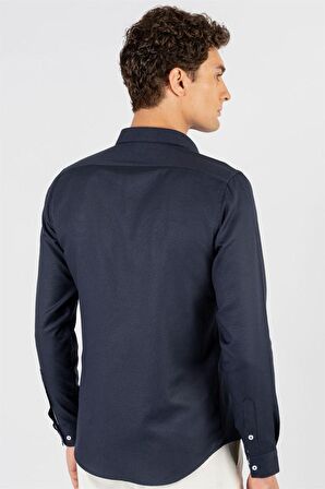 Tudors Slim Fit Dar Kesim Oxford Spor Erkek Gömlek