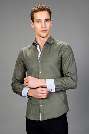 Tudors Slim Fit Dar Kesim Oxford Spor Erkek Gömlek