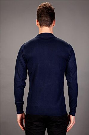 Tudors Slim Fit Dar Kesim Yarım Balıkçı Yaka Düz E