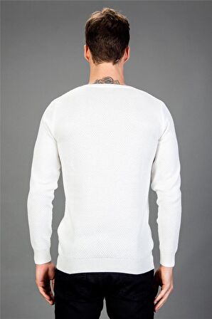 Tudors Slim Fit Dar Kesim Bisiklet Yaka Petek Dese