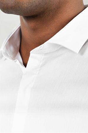 Tudors Süper Slim Fit Dar Kesim Erkek Gömlek