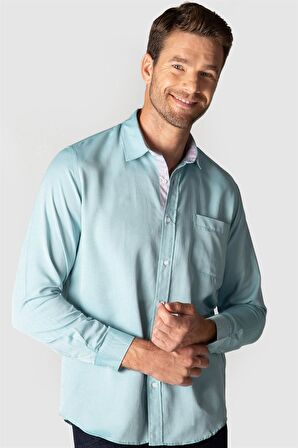 Tudors Klasik Fit Rahat Kesim Oxford Erkek Gömlek