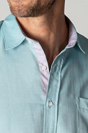 Tudors Klasik Fit Rahat Kesim Oxford Erkek Gömlek