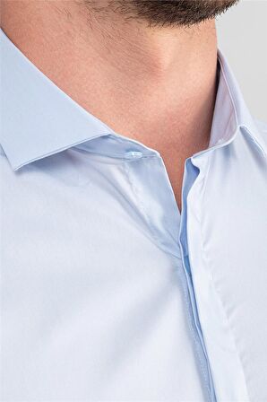 Tudors Süper Slim Fit Dar Kesim Erkek Gömlek