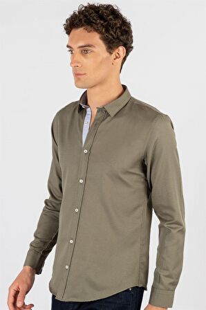Tudors Slim Fit Dar Kesim Oxford Spor Erkek Gömlek
