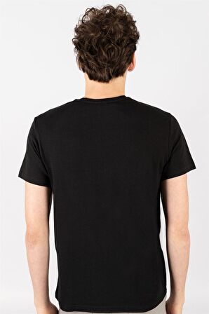 Tudors Slim Fit Dar Kesim V Yaka Düz basic Kısa Ko