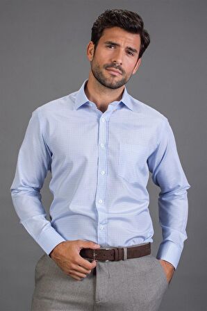 Tudors Klasik Fit Rahat Kesim Çizgili Erkek Gömlek
