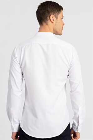Tudors Slim Fit Dar Kesim Hakim Yaka Erkek Gömlek