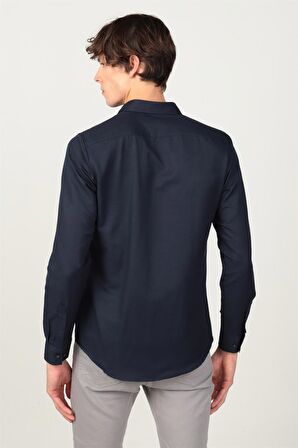 Tudors Slim Fit Dar Kesim Oxford Spor Erkek Gömlek