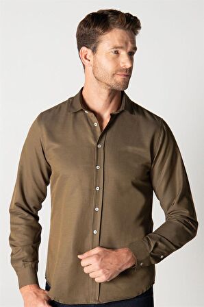 Tudors Slim Fit Dar Kesim Oxford Spor Erkek Gömlek