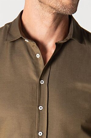 Tudors Slim Fit Dar Kesim Oxford Spor Erkek Gömlek