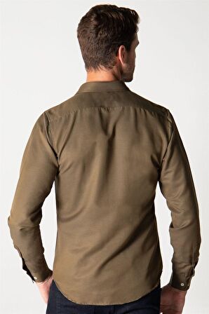 Tudors Slim Fit Dar Kesim Oxford Spor Erkek Gömlek