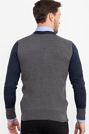 Tudors Slim Fit Dar Kesim Erkek Hırka