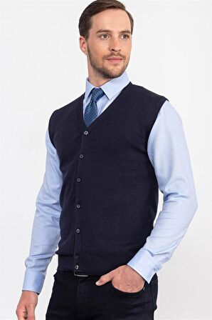 Tudors Slim Fit Dar Kesim Erkek Yelek