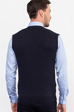 Tudors Slim Fit Dar Kesim Erkek Yelek