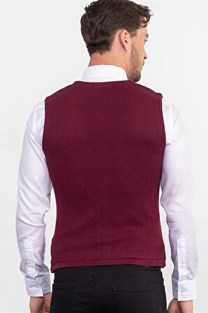 Tudors Slim Fit Dar Kesim Erkek Yelek
