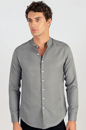 Tudors Slim Fit Dar Kesim Hakim Yaka Erkek Gömlek
