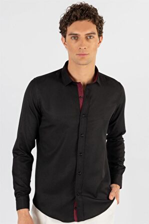 Tudors Slim Fit Dar Kesim Oxford Spor Erkek Gömlek