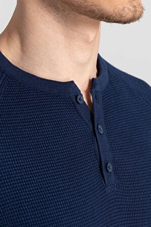 Tudors slim fit üç düğmeli yaka kareli