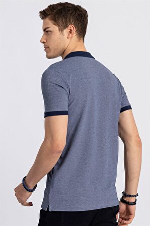 Tudors Slim Fit Dar Kesim Düz Polo Yaka Erkek T-Sh