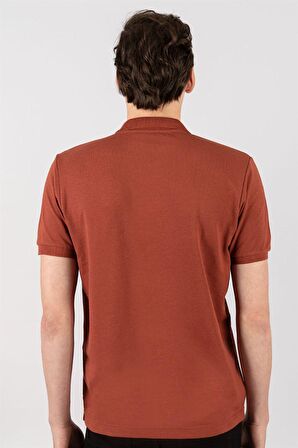 Tudors Slim Fit Dar Kesim Düz Polo Yaka Erkek T-Sh