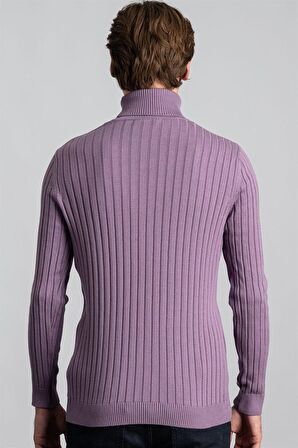 Tudors Slim Fit Dar Kesim Tam Balıkçı Yaka Saç Örg