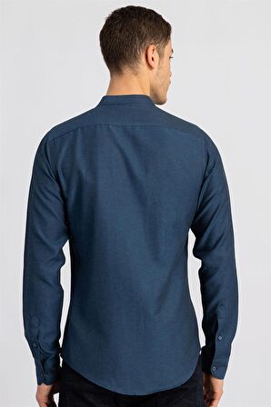 Tudors Slim Fit Dar Kesim Hakim Yaka Erkek Gömlek