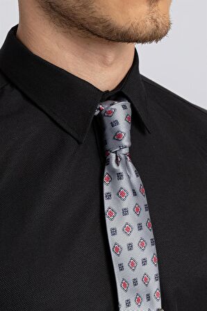 Tudors Modern Slim Fit Dar Kesim Armürlü Erkek Gömlek