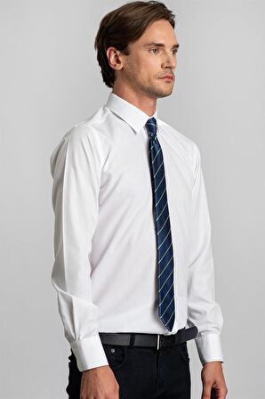 Tudors Modern Slim Fit Poplin Pamuk Efekt Erkek Gömlek