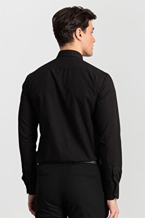 Tudors Modern Slim Fit Poplin Pamuk Efekt Erkek Gömlek