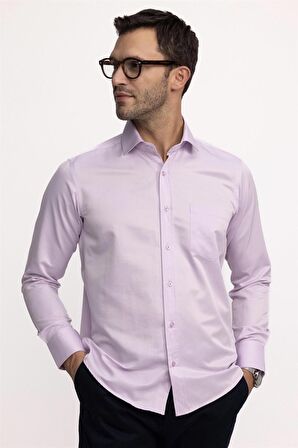 Tudors Klasik Fit Rahat Kesim Düz Erkek Gömlek