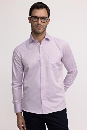 Tudors Klasik Fit Rahat Kesim Düz Erkek Gömlek