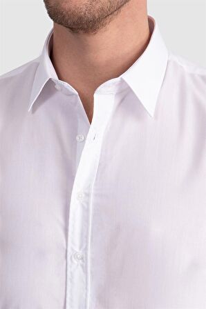 Tudors Slim Fit Dar Kesim Tery Cotton Erkek Gömlek