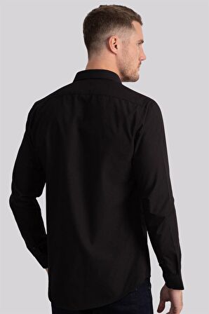 Tudors Slim Fit Dar Kesim Tery Cotton Erkek Gömlek