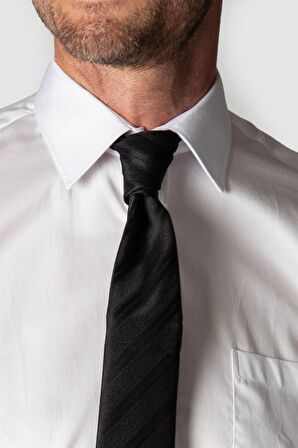 Tudors Klasik Fit Rahat Kesim Pamuk Saten Erkek Gömlek