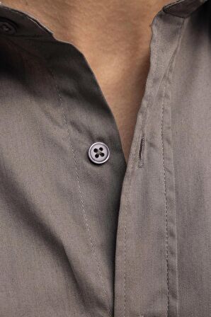 Tudors Klasik Fit Rahat Kesim Düz Erkek Gömlek