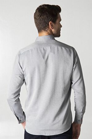 Tudors Klasik Fit Rahat Kesim Poplin Oxford Erkek Gömlek