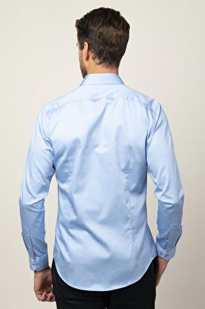 Tudors Slim Fit Koton Saten Premium Seri Erkek Gömlek DR220025-90