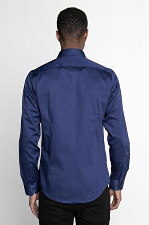 Tudors Slim Fit Koton Saten Premium Seri Erkek Gömlek