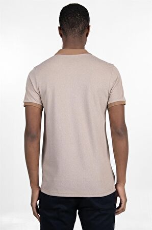 Tudors Slim Fit Melanj Düz Polo Yaka T-Shirt