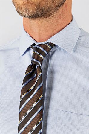 Tudors Klasik Fit Desenli Erkek Gömlek