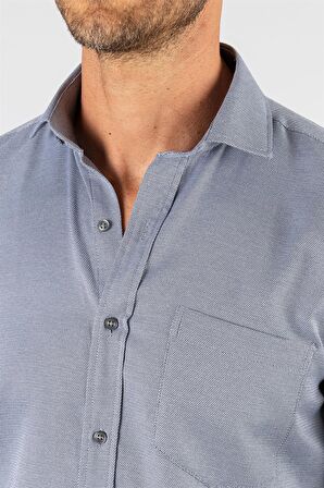 Tudors Klasik Fit Desenli Erkek Gömlek