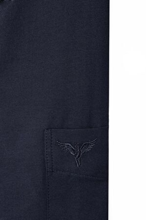 Battal Uzun Kol Oxford Doku Poplin Garnili Düğmeli Yaka Erkek Gömlek