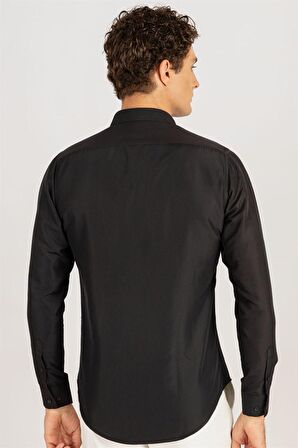 Tudors Slim Fit Kravatlık Erkek Gömlek