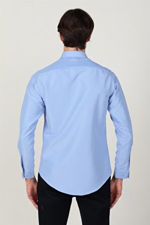 Tudors Slim Fit Kravatlık Erkek Gömlek
