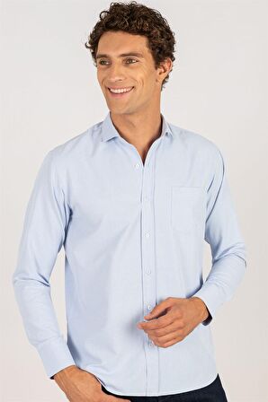 Tudors Klasik Fit Desenli Erkek Gömlek