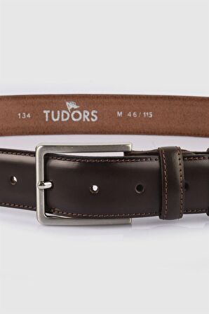 Tudors Hakiki Deri Erkek Kemer