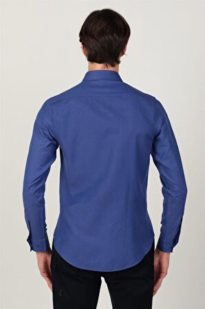 Tudors Slim Fit Uzun Kol Düğmeli Erkek Gömlek